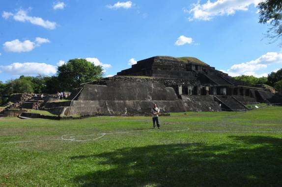 As imponentes ruínas mayas de Tazumal, em El Salvador
